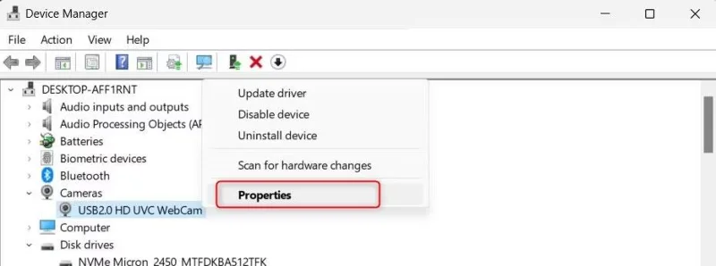 Hoe u een webcamfout kunt oplossen waarbij een zwart scherm op Windows wordt weergegeven