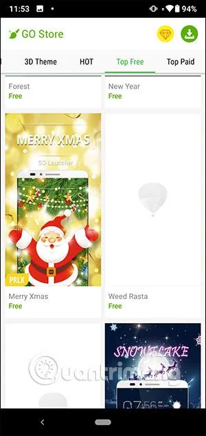 Cara menggunakan Go Launcher untuk memasang tema untuk Android