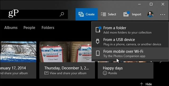 Come trasferire foto e video dal telefono al computer Windows 10 utilizzando Foto Companion