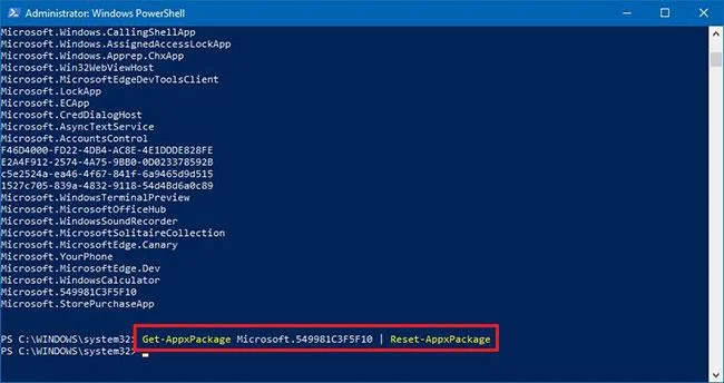 Windows 上のプログラムをデフォルトのインストール状態にリセットする手順