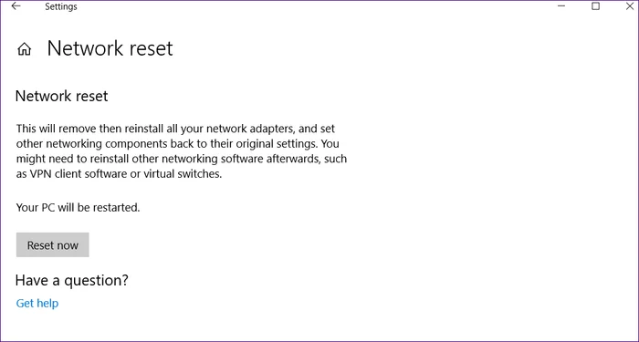 Windows 10'da ağ bağdaştırıcısını görememe hatası nasıl düzeltilir