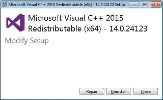 Comment installer le runtime Microsoft Visual C++ 2015