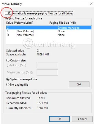Berikut ialah cara untuk meningkatkan kapasiti memori maya pada Windows
