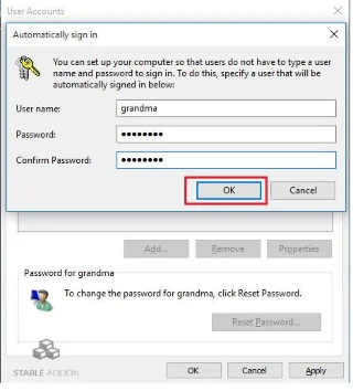 Matikan kata laluan Windows 10 apabila log masuk hanya 10 saat