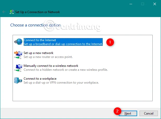 วิธีการตั้งค่าและใช้การเชื่อมต่ออินเทอร์เน็ต PPPoE บน Windows 10