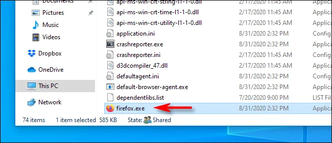 Windows 10'da bir programın EXE dosyasını hızlı bir şekilde bulma