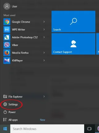 Correction d'une erreur de non-possibilité de régler la luminosité de l'écran sous Windows 10