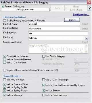 Windows için en iyi ücretsiz ve ücretli Syslog Sunucu yazılımı