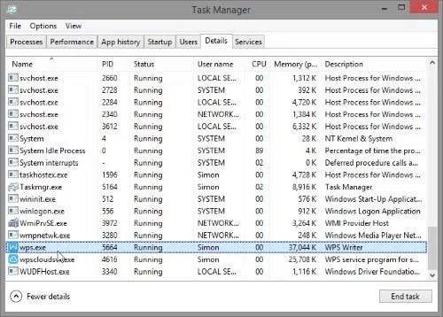 Windows'ta kullanılan dosyaların kilidini açın