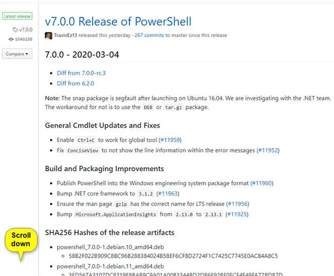 Bagaimana untuk memasang PowerShell 7.0 dalam Windows 10/8/7