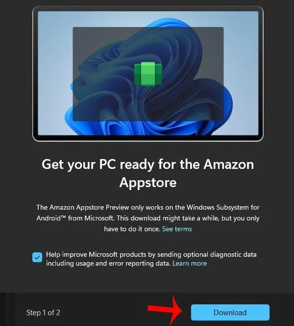 Instructies voor het installeren van Amazon AppStore op Windows 11