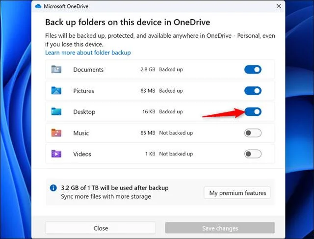 OneDrive'ın Windows masaüstündeki kısayolları senkronize etmesi nasıl önlenir?