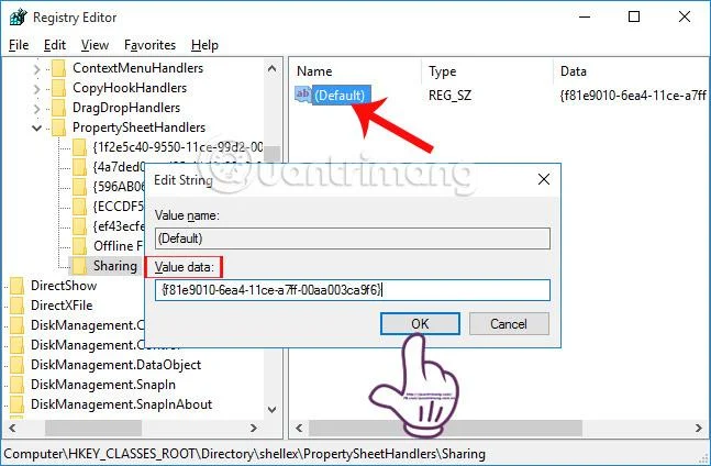 Windows 10'da Klasör Paylaşımı sekmesi nasıl etkinleştirilir