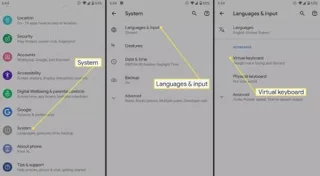 Bagaimana untuk menukar papan kekunci pada Android