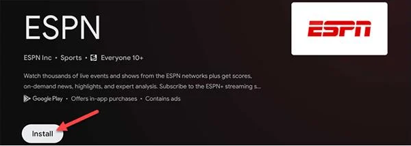 Cara memasang apl dan permainan pada Google TV