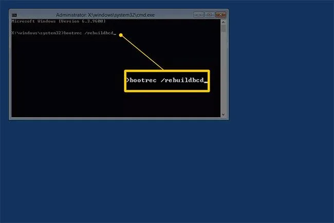 Windows'ta BCD nasıl yeniden oluşturulur