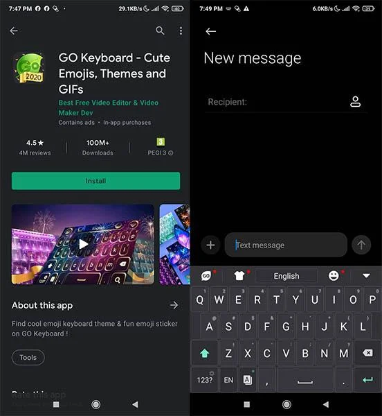 Androidに新しいアイコンセット（絵文字）をインストールする方法