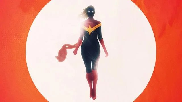 Set kertas dinding Kapten Marvel resolusi tinggi untuk komputer