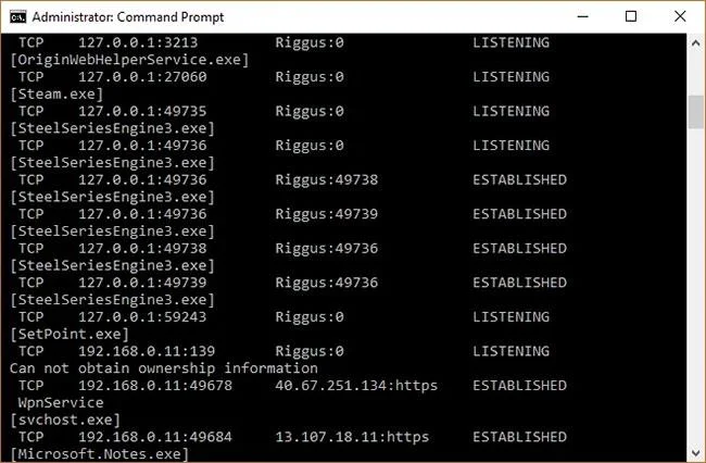 Comment vérifier les ports utilisés dans Windows 10