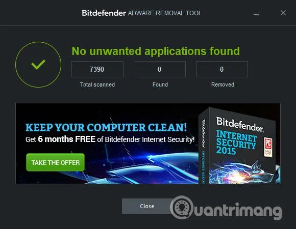 Cara menggunakan Alat Pembuangan Adware Bitdefender untuk mengalih keluar perisian iklan pada Windows