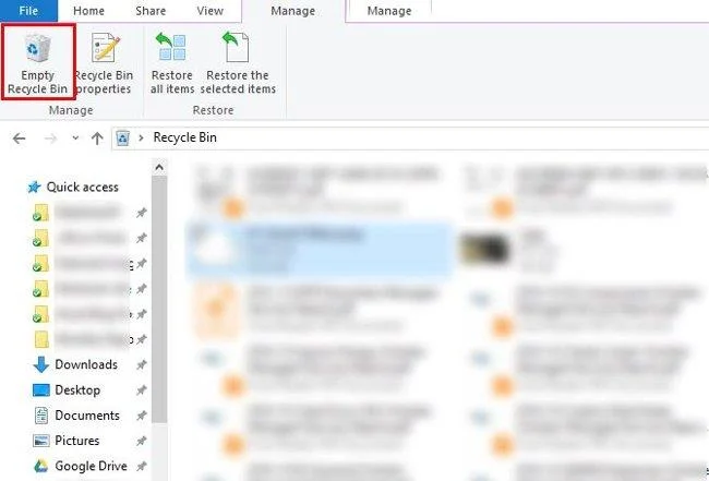 7 fail dan folder Windows boleh padam untuk mengosongkan ruang