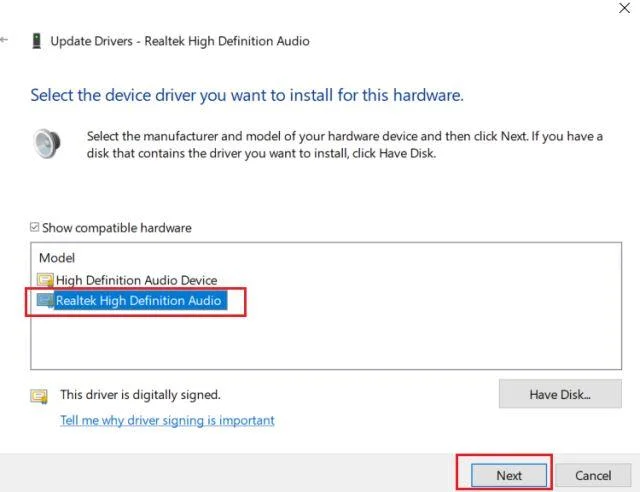 Hoe u de ontbrekende fout van Realtek HD Audio Manager in Windows 10 kunt oplossen