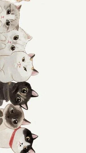 Koleksi 70 kertas dinding kucing comel untuk telefon anda