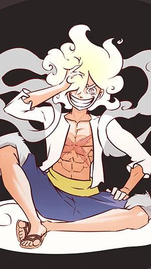 Luffy Gear 5 duvar kağıdı, Luffy Tanrısı Nika duvar kağıdı