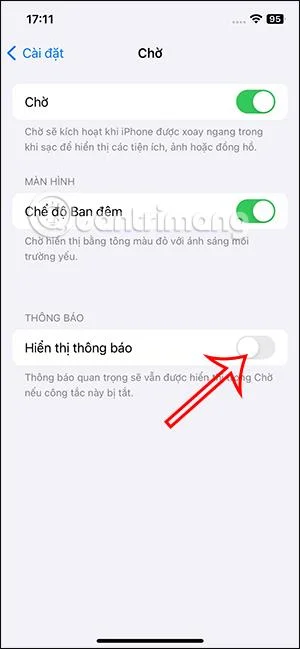 Bagaimana untuk mematikan pemberitahuan dalam mod Tunggu Sedia iPhone