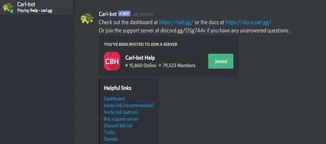 Bagaimana untuk menambah bot ke pelayan Discord
