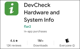 Cara menyemak maklumat terperinci tentang CPU dan kelajuan telefon Android dengan aplikasi DevCheck