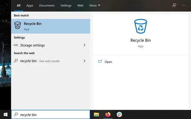 9 cara untuk membuka Recycle Bin pada Windows