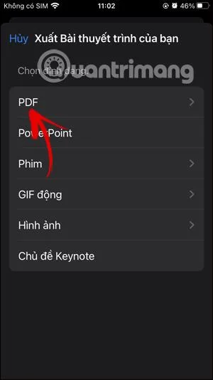 Bagaimana untuk menukar PowerPoint kepada PDF pada iPhone