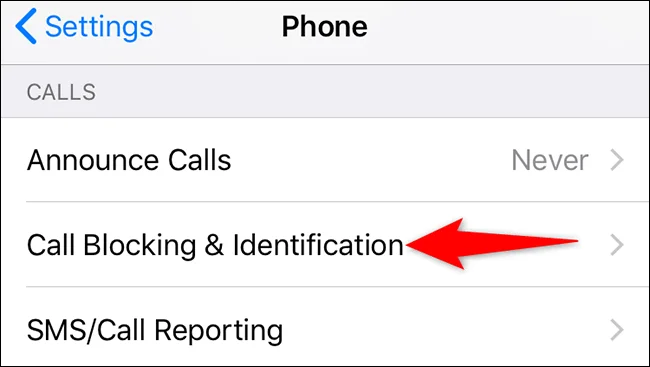 iPhoneでブロックされた電話番号のリストを表示する方法