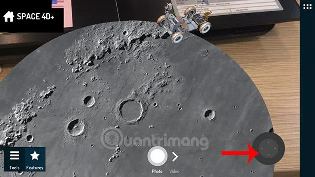 Cara menggunakan Space 4D+ untuk memerhati alam semesta dan foto alam semesta 4D