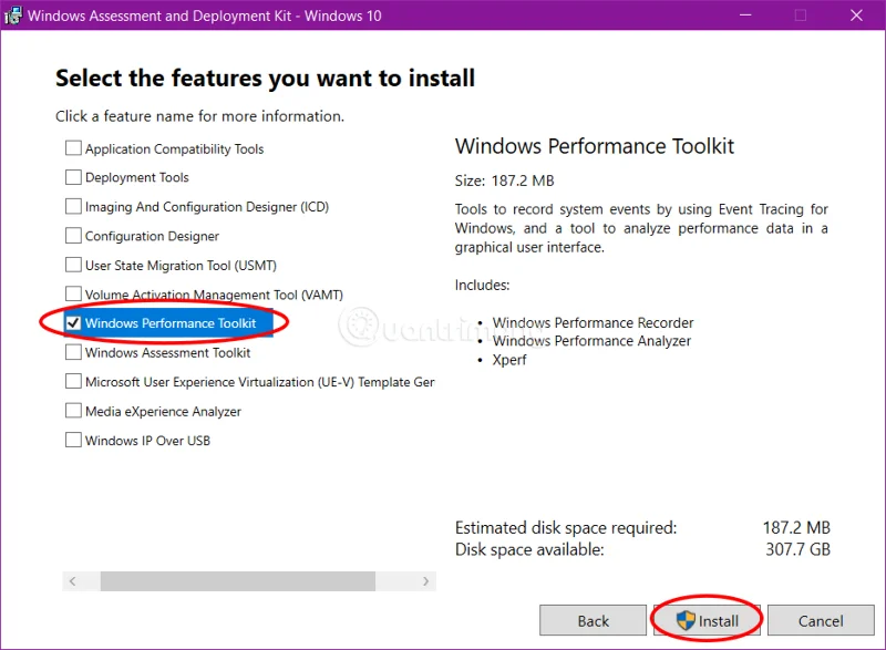 Windows 10'da Windows Performans Araç Seti nasıl indirilir ve yüklenir