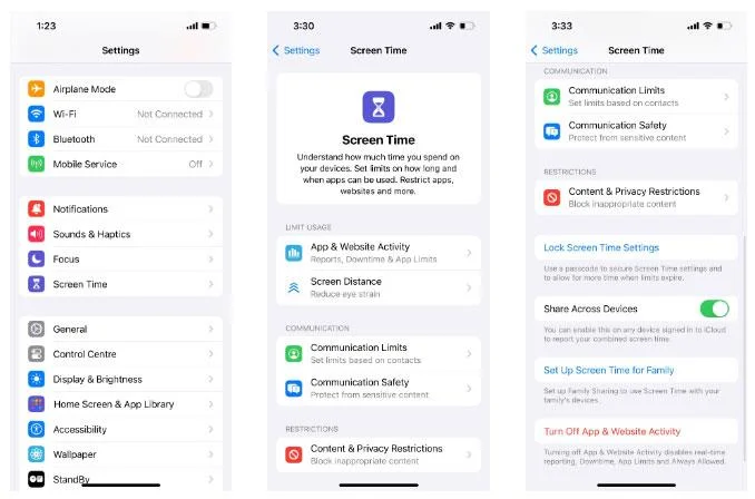 Bagaimana untuk mengunci apl Foto pada iPhone
