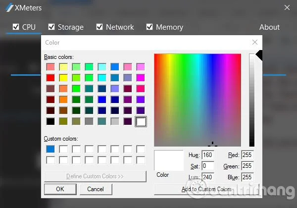 Görev Çubuğundan CPU ve RAM durumunu görüntülemek için XMeters nasıl kullanılır?