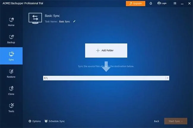 Bagaimana untuk menyegerakkan fail antara dua PC Windows dengan AOMEI