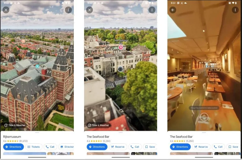 Cómo utilizar la función Vista inmersiva de Google Maps en Android e iOS