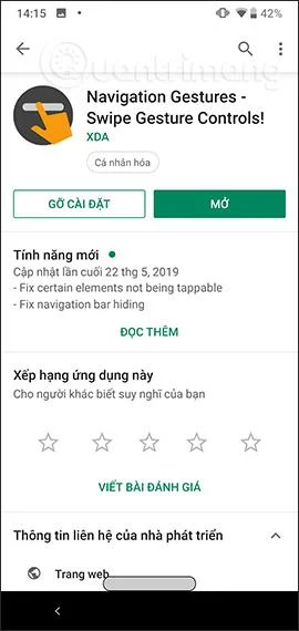 Cara membuat bar navigasi iPhone X pada Android