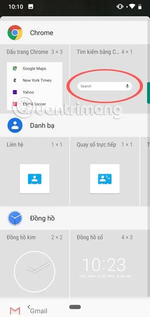 Bagaimana untuk meletakkan bar carian Google pada skrin utama