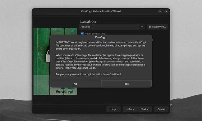 Cara menggunakan ciri lanjutan VeraCrypt untuk mengamankan fail penting