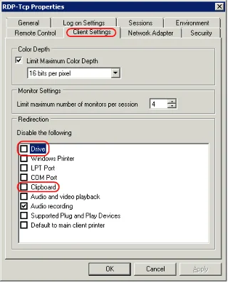 Fout opgelost waarbij het niet mogelijk was om te kopiëren en plakken in een Remote Desktop-sessie