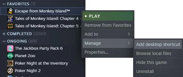 Comment épingler des jeux Steam dans Windows 10