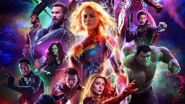 Set kertas dinding Kapten Marvel resolusi tinggi untuk komputer