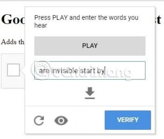 Bagaimana untuk memintas imej ReCAPTCHA Google