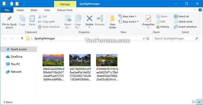 Bagaimana untuk memuat turun imej skrin kunci Windows 10 dari Spotlight ke komputer anda