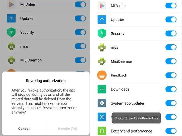 Xiaomi スマートフォンで広告をオフにして広告をブロックする手順