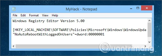 Kendi Windows Kayıt Defteri hack dosyanızı nasıl oluşturabilirsiniz?
